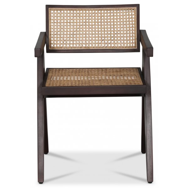 Strmsberg karmstol - Brun mahogny/rotting