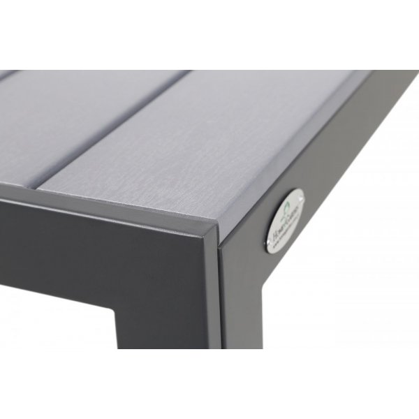 Utematgrupp Ibiza bord med 6 st positionsstolar - Gr�/m�rkgr�