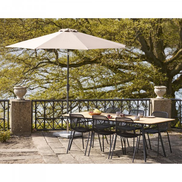 Houston parasoll 300 cm - Beige