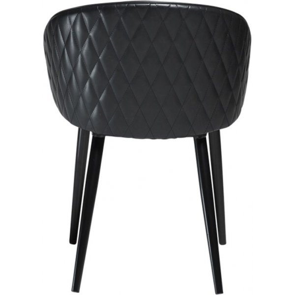 Dual karmstol - Vintage svart