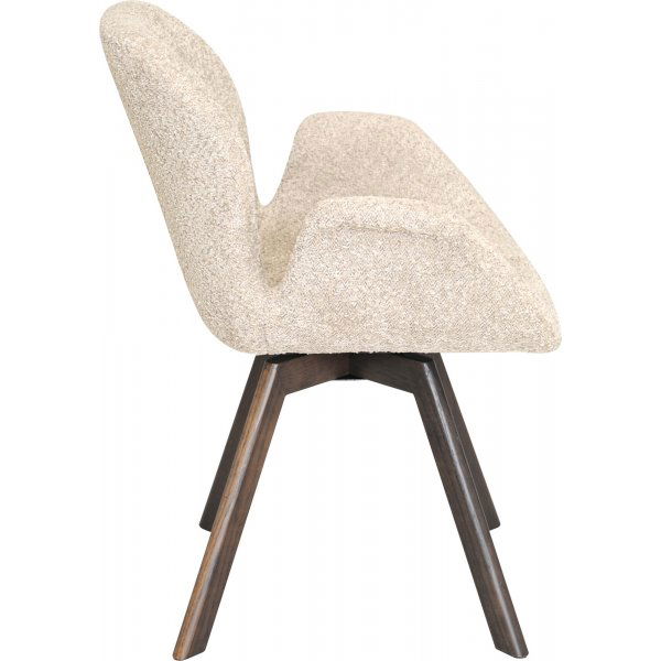 Bjerke eetkamerstoel - Beige/bruin