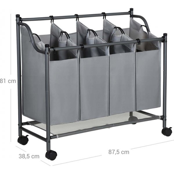 Panier à linge Ethel - Gris Panier à linge Ethel - Gris