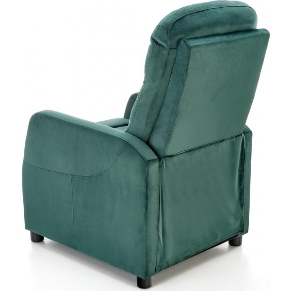 Fauteuil inclinable Gunvor en velours vert Fauteuil inclinable Gunvor en velours vert