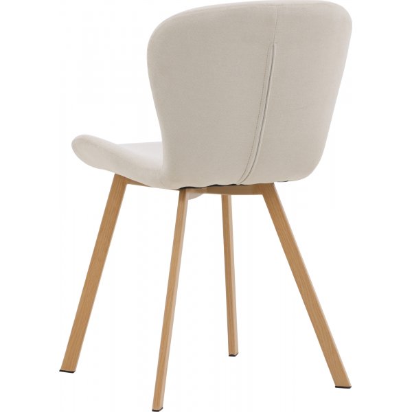 Lilja matstol - Beige/ek