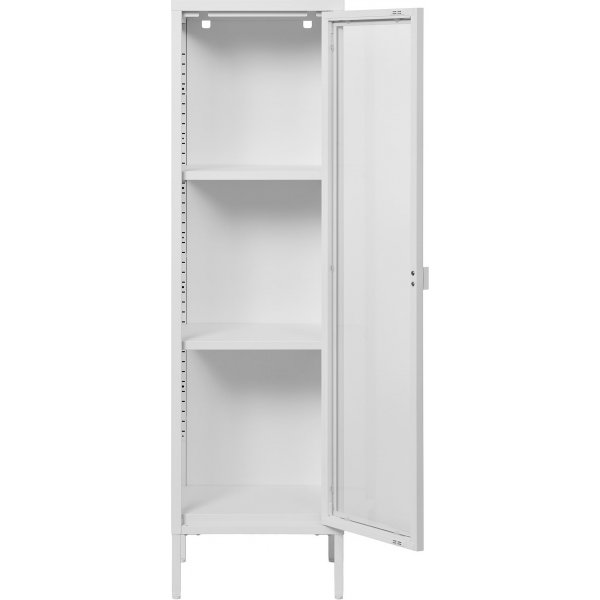 Brisbane vitrinskp 40x35x140 cm - Vit