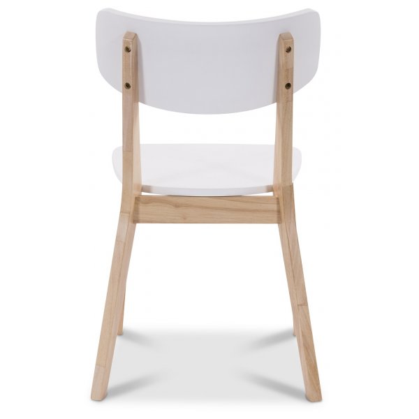 Nordkap stol - Vit/ljus ek
