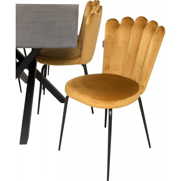 Chaise Halmstad - Jaune Chaise Halmstad - Jaune