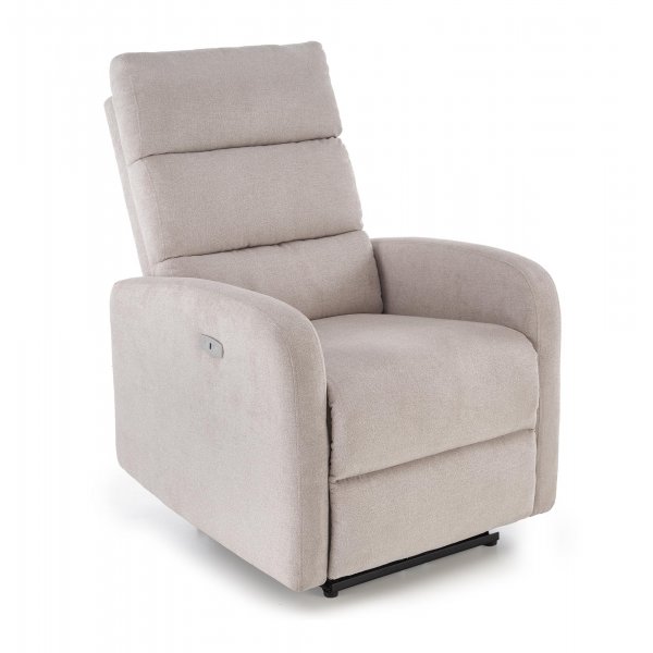 Ljusbeige Reclinerftlj elektrisk