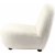 Boogi fauteuil in gebroken wit Boucle / Teddy