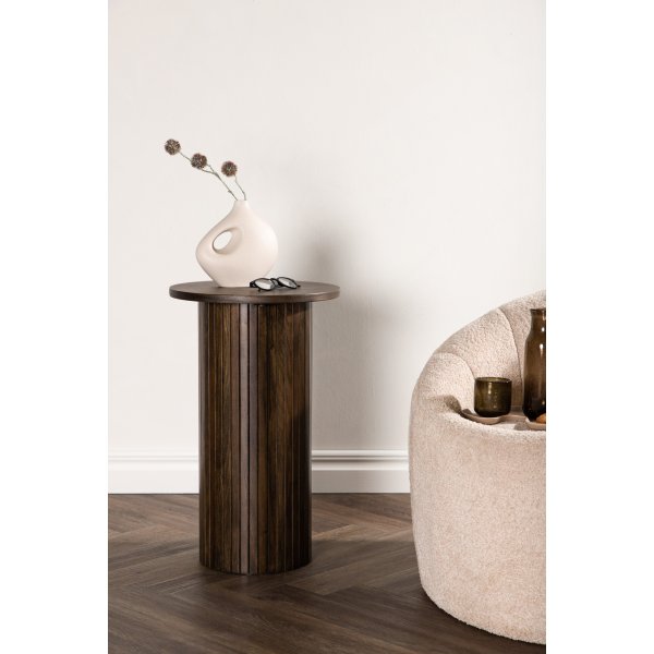 Bianca sidobord Ø40 cm - Mocka Bianca sidobord Ø40 cm - Mocka