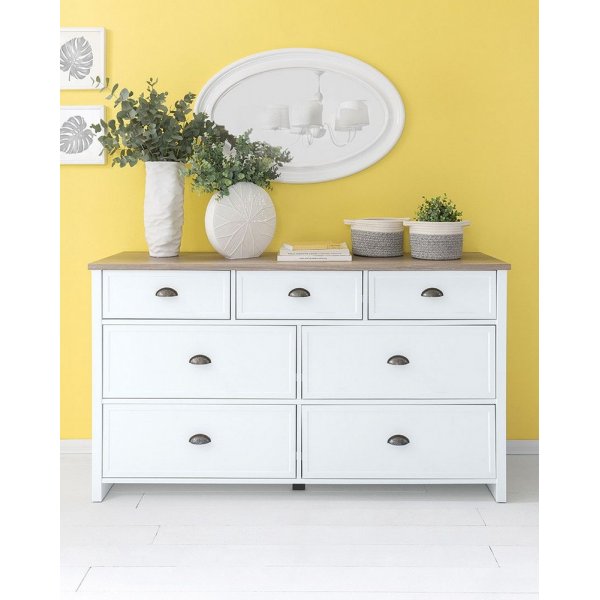 Ingatorp sideboard - Ek/vit