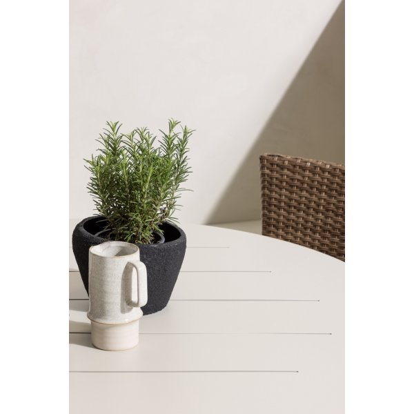 Lina utematgrupp med 4 st Malina stolar - Beige/Natur Lina utematgrupp med 4 st Malina stolar - Beige/Natur