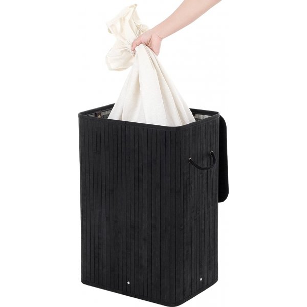 Panier à linge Carolin 72 l - Noir Panier à linge Carolin 72 l - Noir