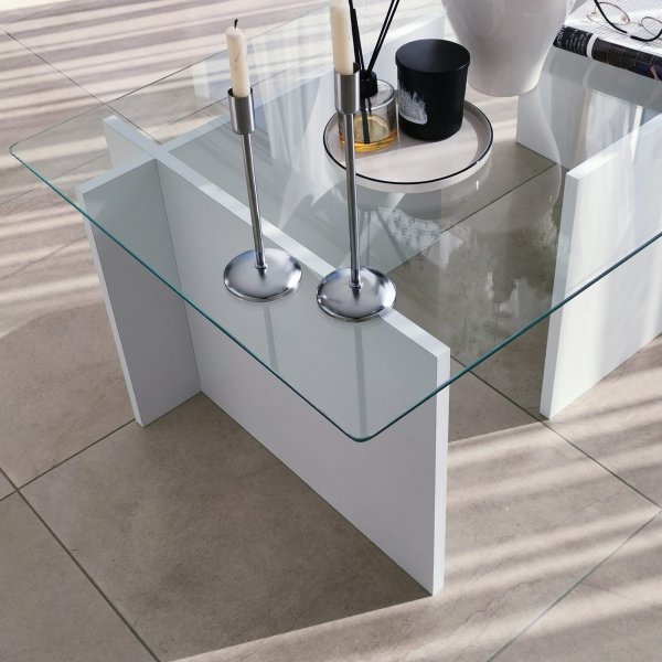 Table basse Escape 105x65 cm - Blanc Table basse Escape 105x65 cm - Blanc