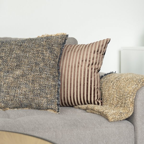 Coussin décoratif Perth Beige/Marron 45 x 45 cm Coussin décoratif Perth Beige/Marron 45 x 45 cm