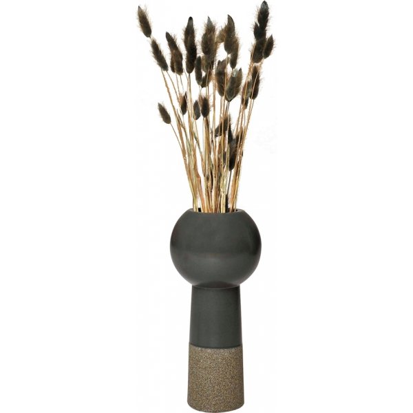 Vase Eva petit - Gris/marron