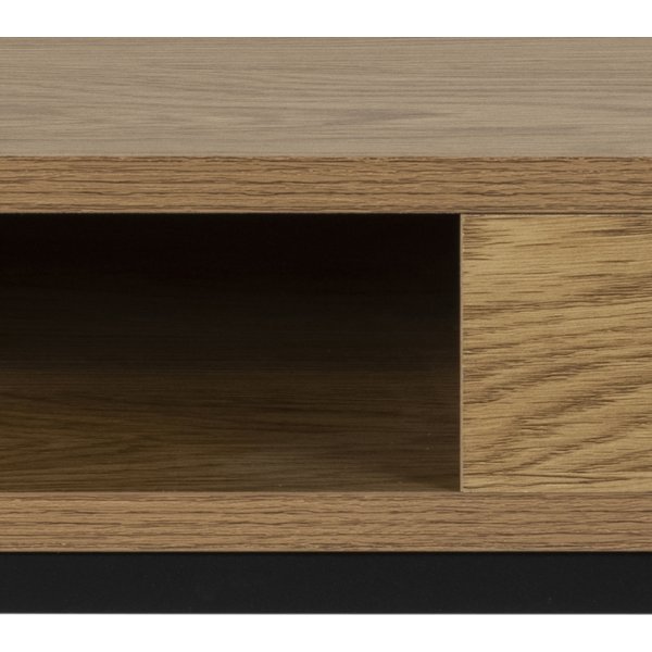 Table basse Willford 80 x 80 cm - Chêne/noir Table basse Willford 80 x 80 cm - Chêne/noir