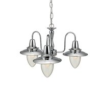 Strömstad Taklampa - Krom/Klarglas Strömstad Taklampa - Krom/Klarglas