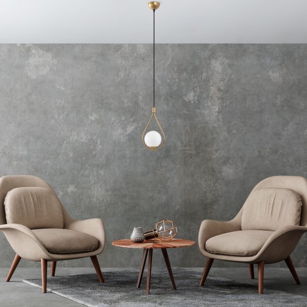 Mudoni taklampa 937 - Guld Mudoni taklampa 937 - Guld