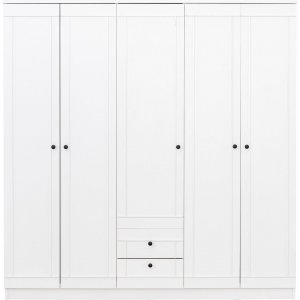 Armoire Lia 175 x 52 x 178 cm - Blanc