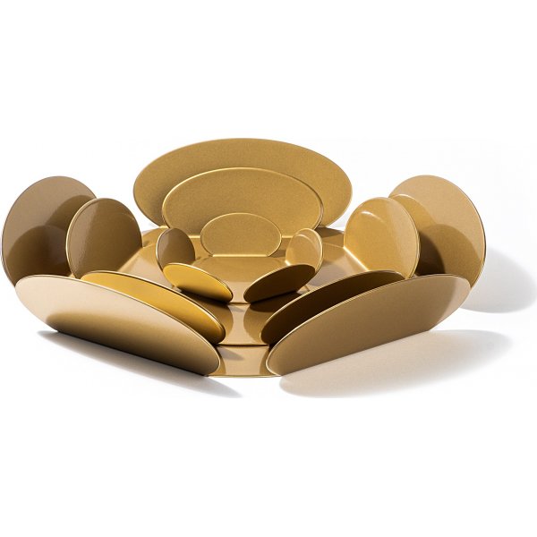 Plat décoratif Rhodes - Or Plat décoratif Rhodes - Or