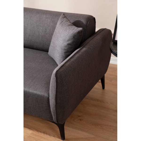 Canapé divan Belissimo - Gris foncé Canapé divan Belissimo - Gris foncé