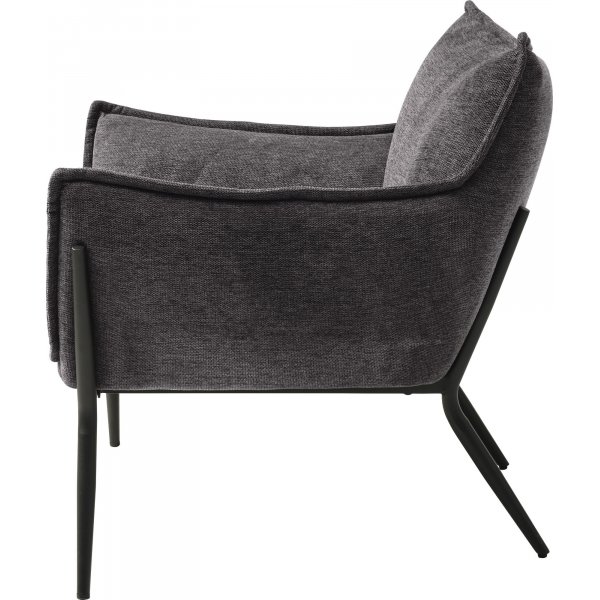 Fauteuil Alberta - Gris foncé Fauteuil Alberta - Gris foncé