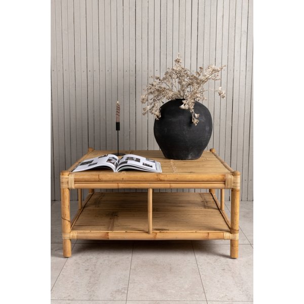 Table basse canné 90 x 45 cm - Naturel Table basse canné 90 x 45 cm - Naturel