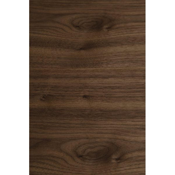 Table  manger Ooid 120 cm - Placage noyer/noir