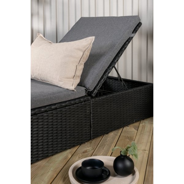 Quad solsäng - Svart Quad solsäng - Svart