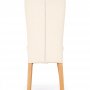 Moira matstol - Beige (Lder)