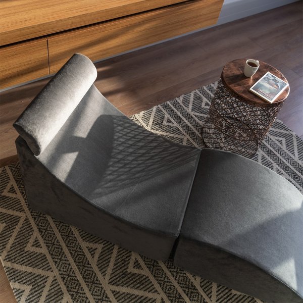 Lit de repos Bella - Anthracite