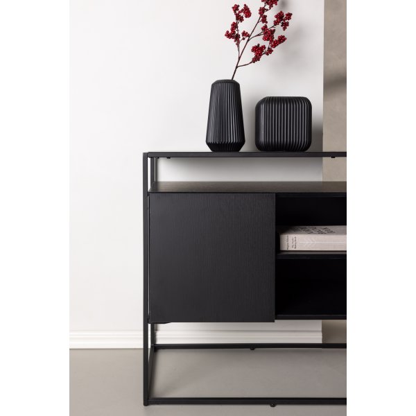 Kingsport avlastningsbord 120 x 45 cm - Svart