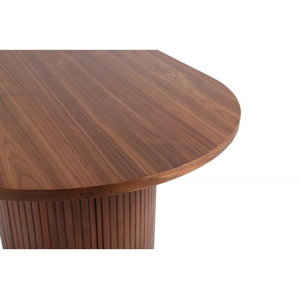 Table à manger ovale Bianca 200x90 cm - Noyer Table à manger ovale Bianca 200x90 cm - Noyer