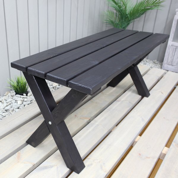 Scottsdale sittbänk 100 cm - Svart Scottsdale sittbänk 100 cm - Svart