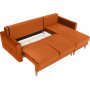 Noret slaapbank divan sofa - Oranje rood