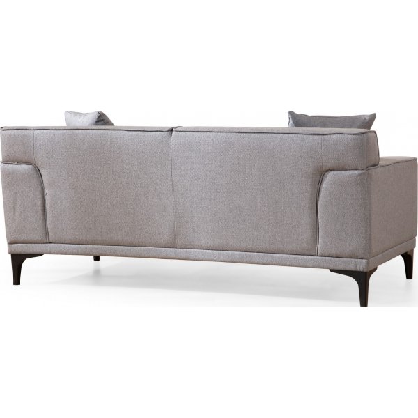 Canapé 2 places Petra - Gris clair Canapé 2 places Petra - Gris clair