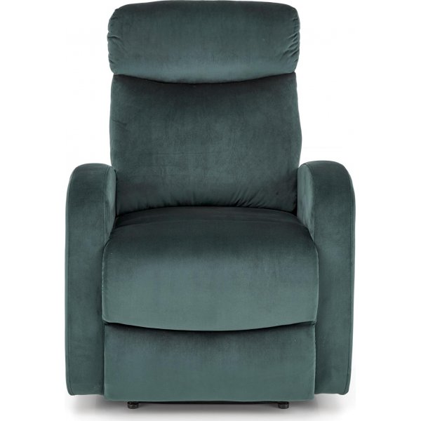 Fauteuil inclinable Wonder en velours vert