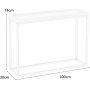 Kenni konsolbord 100 x 30 cm - Svart/beige