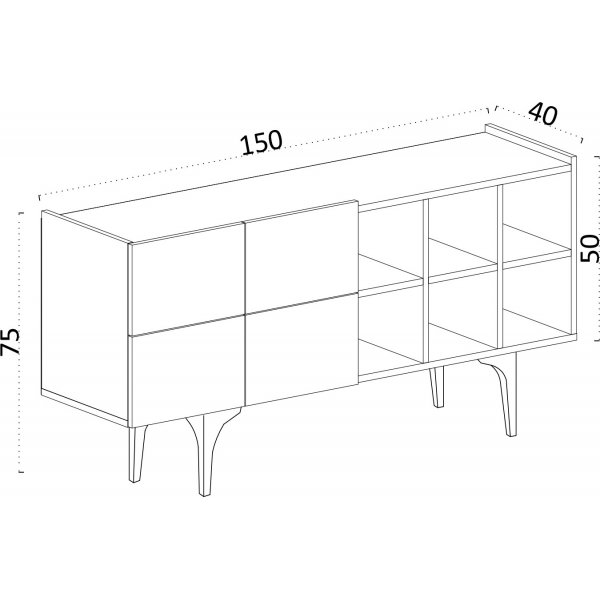 Buffet Sirius - Chne saphir