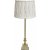 Linn Pliss Stygn bordslampa - Offwhite/guld - 66 cm