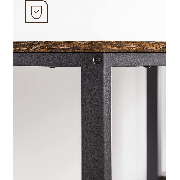 Bureau Osman 140 x 60 cm - Marron/noir