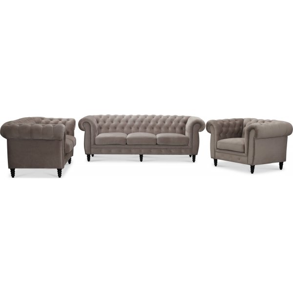 Canapé Chesterfield Cambridge - 214 cm Canapé Chesterfield Cambridge - 214 cm
