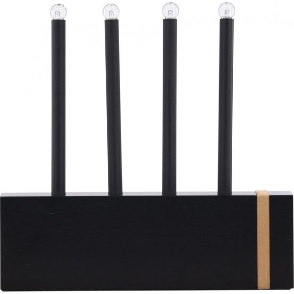 Fjällberget ljusstake - Svart/Guld Fjällberget ljusstake - Svart/Guld