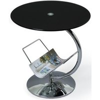 Four Sidobord - Krom/Svart Four Sidobord - Krom/Svart