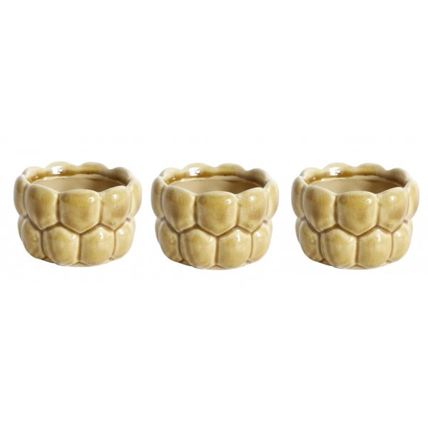 Ljuslykta 3-pack - Gul Ljuslykta 3-pack - Gul