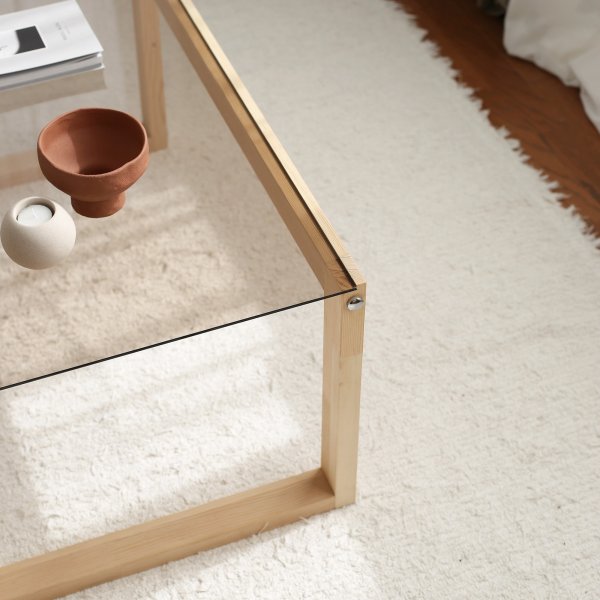 Table basse Via 85 x 55 cm - Pin clair Table basse Via 85 x 55 cm - Pin clair