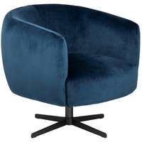 Fåtölj Tokyo - Marinblå velour Fåtölj Tokyo - Marinblå velour