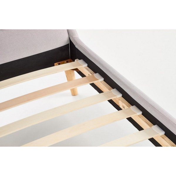 Bernard 140x200 cm bedframe in grijze stof