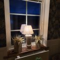 Kundbild Bordslampa Viken H40 cm - Melerad: Jättefin lampa som pryder sin...